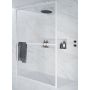 Riho Lucid GD401 Walk-In ścianka prysznicowa 90 cm wolnostojąca biały mat/szkło przezroczyste  G005029122 zdj.1
