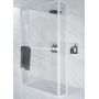 Riho Lucid GD404 Walk-In kabina prysznicowa 90x30 cm wolnostojąca biały mat/szkło przezroczyste G005037122 zdj.1