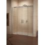 Riho Ocean O115 drzwi prysznicowe 160 cm wnękowe polerowane aluminium/szkło przezroczyste GU0406100 zdj.1