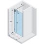 Riho Scandic M102 drzwi prysznicowe 90 cm lewe szkło czyste GX0702001 zdj.2