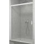 SanSwiss Cadura drzwi prysznicowe 120 cm lewe biały mat/szkło przezroczyste CAS2G1200907 zdj.1