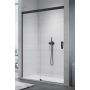 SanSwiss Cadura drzwi prysznicowe 150 cm lewe czarny mat/szkło przezroczyste CAS2G1500607 zdj.1