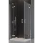 SanSwiss Pur drzwi prysznicowe 120 cm częściowe 1/2 lewe chrom/szkło przezroczyste PUE2PG1201007 zdj.1