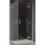 SanSwiss Pur drzwi prysznicowe 90 cm częściowe 1/2 prawe chrom/szkło przezroczyste PUE2PD0901007 zdj.1