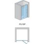 SanSwiss Pur drzwi prysznicowe 90 cm lewe chrom/szkło przezroczyste PU13PG0901007 zdj.2