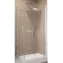 SanSwiss Swing-Line F drzwi prysznicowe 70 cm częściowe 1/2 prawe srebrny połysk/szkło przezroczyste SLF2D07005007 zdj.1