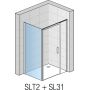 SanSwiss Swing-Line ścianka prysznicowa 75 cm boczna srebrny mat/szkło przezroczyste SLT207500107 zdj.4
