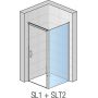 SanSwiss Swing-Line ścianka prysznicowa 70 cm boczna srebrny mat/szkło przezroczyste SLT207000107 zdj.2