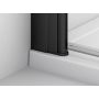 SanSwiss Solino drzwi prysznicowe 90 cm prawe czarny mat/szkło przezroczyste SOLF1D09000607 zdj.2
