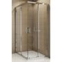 SanSwiss TOP-Line drzwi prysznicowe 70 cm częściowe 1/2 prawe srebrny połysk/szkło przezroczyste TOPD07005007 zdj.1