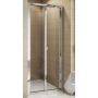 SanSwiss TOP-Line drzwi prysznicowe 75 cm biały/szkło przezroczyste TOPK07500407 zdj.1