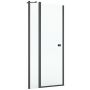 Roca Capital drzwi prysznicowe 90 cm czarny mat/szkło przezroczyste AM4609016M zdj.1