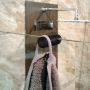 Sapho wieszak na ręcznik do kabiny prysznicowej czarny mat 1301-08B zdj.3