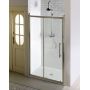 Sapho Antique drzwi prysznicowe 120 cm wnękowe brąz/szkło przezroczyste GQ4212C zdj.1