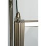 Sapho Antique drzwi prysznicowe 120 cm wnękowe brąz/szkło przezroczyste GQ4212C zdj.3