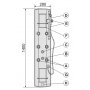 Panel prysznicowy PP/CL-T-140 biew Sanplast Classic 631-010-0120-01-000 zdj.2