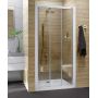 Sanplast Basic DTr/BASIC drzwi prysznicowe 100 cm biały/szkło przezroczyste 600-450-0940-01-400 zdj.1