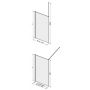 Sanplast Basic P/BASIC Walk-In ścianka prysznicowa 80 cm biały/szkło przezroczyste 600-450-2120-01-400 zdj.2