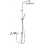 Tres Max zestaw prysznicowy ścienny termostatyczny z deszczownicą chrom 061.385.01 zdj.1