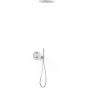 Tres Therm-Box zestaw prysznicowy podtynkowy termostatyczny z deszczownicą chrom 28125005 zdj.1