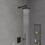Villeroy & Boch Universal Showers deszczownica 25x25 cm okrągła czarna TVC000001000K5 zdj.3