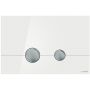 Cersanit Stero przycisk spłukujący do WC szkło białe/chrom K97-368 zdj.1