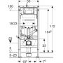 Geberit Duofix Sigma stelaż podtynkowy do miski WC wiszącej 111.364.00.6 zdj.2