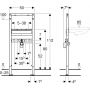 Geberit Duofix stelaż podtynkowy do umywalki 111.430.00.2 zdj.2