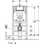 Geberit Duofix stelaż podtynkowy do miski WC wiszącej 111.923.00.5 zdj.2