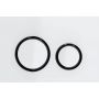 Geberit Sigma21 przycisk spłukujący przedni szkło białe/czarny chrom 115.651.SI.1 zdj.1