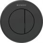 Geberit Typ 10 przycisk spłukujący WC pneumatyczny czarny/czarny mat 116.056.16.1 zdj.1