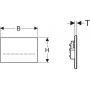 Geberit Sigma80 zestaw uruchamiający WC elektroniczny szkło lustrzane 116.090.SM.6 zdj.2
