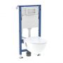 Geberit Duofix Basic zestaw miska z deską i stelaż 118.343.00.3 zdj.1