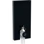 Geberit Monolith moduł sanitarny do miski WC stojącej szkło czarne/aluminium czarny chrom 131.002.SJ.6 zdj.1