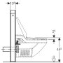 Geberit Monolith moduł sanitarny H101 AquaClean8000 szkło czarne/aluminium 131.023.SJ.1 zdj.3