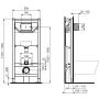 Ideal Standard Prosys stelaż podtynkowy do miski WC wiszącej R009467 zdj.2