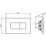 Ideal Standard Solea przycisk spłukujący chrom R0110AA zdj.2