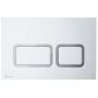 Ravak Twin przycisk spłukujący do WC satyna X01739 zdj.1