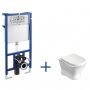 Zestaw Roca Nexo miska WC ze stelażem podtynkowym Duplo A89009000N (A89009000K, A346640000) zdj.1