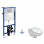 Zestaw Roca Victoria miska WC ze stelażem podtynkowym Duplo A89009000V (A89009000K, A346303007) zdj.1