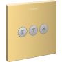 Hansgrohe ShowerSelect zawór odcinający podtynkowy złoty optyczny polerowany 15764990 zdj.1