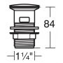 Ideal Standard korek do umywalki chrom S8803AA zdj.2