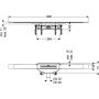 Kessel Linearis Infinity odpływ liniowy prysznicowy 90 cm brąz szczotkowany 45304.09 zdj.2