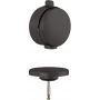 Kludi Rotexa zestaw wykończeniowy syfonu czarny szczotkowany 71826N2-00 zdj.1