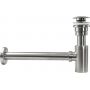 Rea syfon do umywalki z korkiem klik-klak nikiel szczotkowany REA-A4400 zdj.4