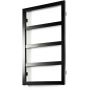 Enix Boston (B) grzejnik łazienkowy drabinkowy 90,4x55,5 cm czarny mat B00055509042130D2000 zdj.1