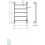 P.M.H. Niklas grzejnik elektryczny 95,2x65,7 cm czarny NI1B-R zdj.2