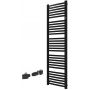 Zestaw Instal Projekt Retto grzejnik łazienkowy 180x54 cm z zestawem termostatycznym Z17 prawym czarny (RET50180C31, 606400001C31) zdj.1