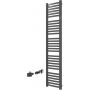 Zestaw Instal Projekt Retto grzejnik łazienkowy drabinkowy 180x41,2 cm z zestawem termostatycznym Z17 prawym grafit (RET40180C12, 606400001C12) zdj.1