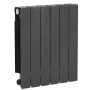 Outlet - KFA Armatura ADR grzejnik pokojowy 57x48,3 cm podłączenie boczne grafitowy 763-060-61 zdj.1